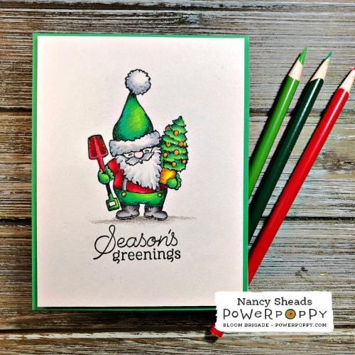 Inspire Me Monday: Seasons Greenings by Power Poppy