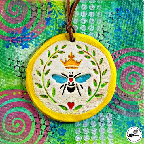 Queen Bee Shadow Box featuring ArtFoamies