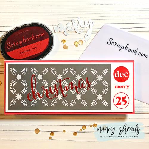 Slimline Holiday Cards featuring Scrapbook.com