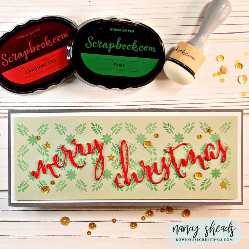 Slimline Holiday Cards featuring Scrapbook.com